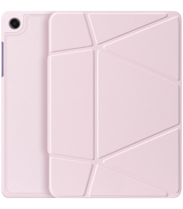 Rožinis atverčiamas dėklas Samsung Galaxy Tab A9 Plus / A11 Plus 11.0 planšetei "Dux Ducis Vers"