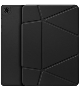 Juodas atverčiamas dėklas Samsung Galaxy Tab A9 Plus / A11 Plus 11.0 planšetei "Dux Ducis Vers" 
