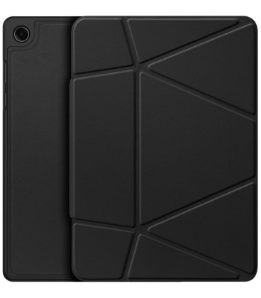 Juodas atverčiamas dėklas Samsung Galaxy Tab A9 Plus / A11 Plus 11.0 planšetei "Dux Ducis Vers" 