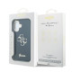 Mėlynas dėklas Apple iPhone 17 telefonui "Guess IML 4G Script Metal Logo Case"