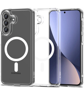 Skaidrus dėklas Samsung Galaxy A57 5G telefonui "Tech-Protect Flexair Hybrid Magsafe"