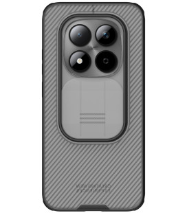 Juodas / skaidrus dėklas Xiaomi Redmi Note 15 Pro 5G telefonui "Nillkin CamShield PRO Case"