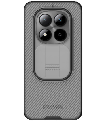 Juodas / skaidrus dėklas Xiaomi Redmi Note 15 Pro 5G telefonui "Nillkin CamShield PRO Case"
