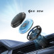 Juodas magnetinis automobilinis telefono laikiklis su 25W QI2.2 krovimu "Tech-Protect V9 Arcticboost Magnetic Vent & Dash"