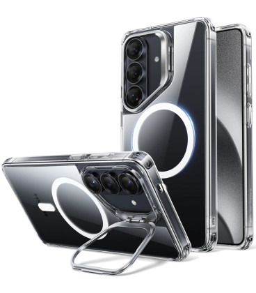 Skaidrus dėklas Samsung Galaxy S26 Plus telefonui "ESR Classic Hybrid Kickstand Magsafe"