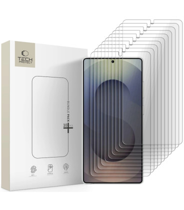 Apsauginiai grūdinti stiklai Samsung Galaxy S26 Ultra telefonui "Tech-Protect Bundle 10-Pack"