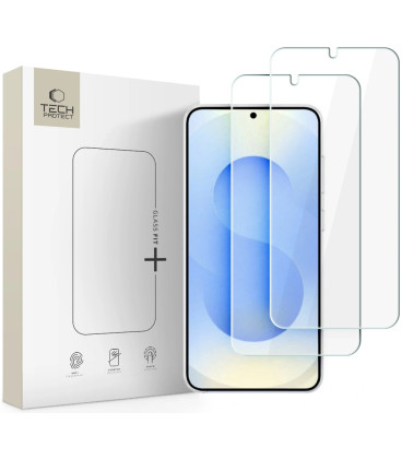 Apsauginis grūdintas stiklas Samsung Galaxy S26 Plus telefonui "Tech-Protect Glass Fit+ 2-Pack"