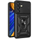 Juodas dėklas Samsung Galaxy S26 telefonui "Slide Camera Armor"