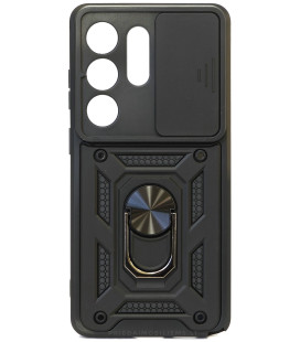 Juodas dėklas Samsung Galaxy S26 Ultra telefonui "Slide Camera Armor"