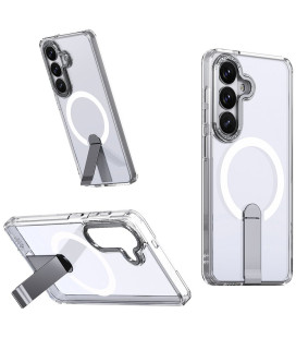 Skaidrus dėklas Samsung Galaxy S26 telefonui "Hybrid Armor X Stand Magsafe Case"