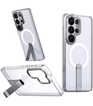 Skaidrus dėklas Samsung Galaxy S26 Ultra telefonui "Hybrid Armor X Stand Magsafe Case"