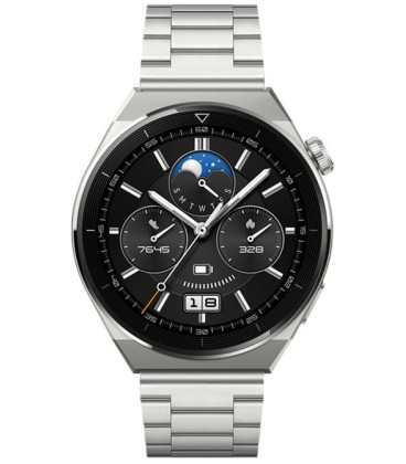 Sidabrinės spalvos apyrankė 22mm laikrodžiams "Forcell F-Design FS06"