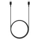 Juodas Samsung USB-C - USB-C 180cm 5A laidas "EP-DX510JBE"
