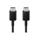 Juodas Samsung USB-C - USB-C 180cm 5A laidas "EP-DX510JBE"