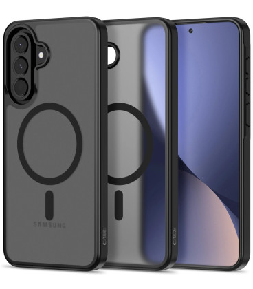 Matinis juodas dėklas Xiaomi Samsung Galaxy A36 / A56 / A37 5G telefonui "Tech-Protect Magmat Magsafe"