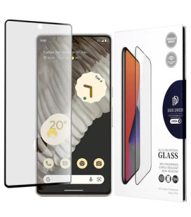 Juodas apsauginis grūdintas stiklas Google Pixel 7 Pro 5G telefonui "Dux Ducis TG"