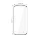 Apsauginis grūdintas stiklas Google Pixel 9A / 10A telefonui "Tech-Protect Glass Fit+ 2-Pack"