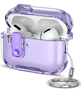 Levandos spalvos dėklas Apple Airpods Pro 3 ausinėms "Tech-Protect Bounce Pro"