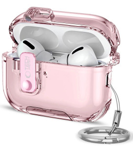 Rožinis dėklas Apple Airpods Pro 3 ausinėms "Tech-Protect Bounce Pro"