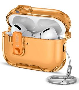 Oranžinis dėklas Apple Airpods Pro 3 ausinėms "Tech-Protect Bounce Pro"