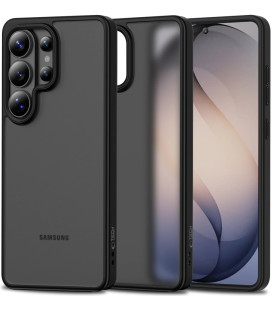 Matinis juodas dėklas Samsung Galaxy S26 Ultra telefonui "Tech-Protect Magmat"