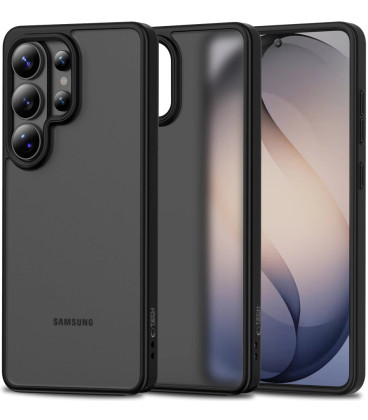 Matinis juodas dėklas Samsung Galaxy S26 Ultra telefonui "Tech-Protect Magmat"