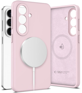 Rožinis dėklas Samsung Galaxy S26 telefonui "Tech-Protect Silicone Magsafe"