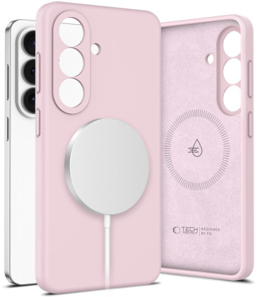Rožinis dėklas Samsung Galaxy S26 telefonui "Tech-Protect Silicone Magsafe"