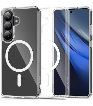 Skaidrus dėklas Samsung Galaxy S26 Plus telefonui "Tech-Protect Flexair Hybrid Magsafe"