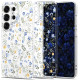 Skaidrus dėklas su gėlėmis Samsung Galaxy S26 Ultra telefonui "Tech-Protect Flexair Spring Flowers"