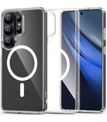 Skaidrus dėklas Samsung Galaxy S26 Ultra telefonui "Tech-Protect Flexair Hybrid Magsafe"