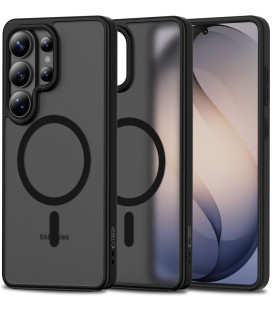 Matinis juodas dėklas Samsung Galaxy S26 Ultra telefonui "Tech-Protect Magmat Magsafe"