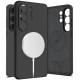 Juodas dėklas Samsung Galaxy S26 Ultra telefonui "Tech-Protect Liquid Silicone Magsafe"