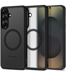 Matinis juodas dėklas Samsung Galaxy S26 telefonui "Tech-Protect MagPeak Magsafe"