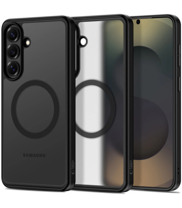 Matinis juodas dėklas Samsung Galaxy S26 telefonui "Tech-Protect MagPeak Magsafe"