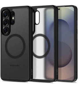 Matinis juodas dėklas Samsung Galaxy S26 Ultra telefonui "Tech-Protect MagPeak Magsafe"