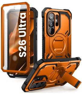 Oranžinis dėklas Samsung Galaxy S26 Ultra telefonui "Supcase IBLSN Armorbox Mag Magsafe"