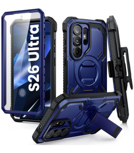 Mėlynas dėklas Samsung Galaxy S26 Ultra telefonui "Supcase IBLSN Armorbox Clip Mag Magsafe"