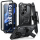 Juodas dėklas Samsung Galaxy S26 Ultra telefonui "Supcase IBLSN Armorbox Clip Mag Magsafe"