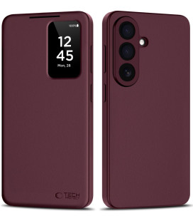 Raudonas atverčiamas dėklas Samsung Galaxy S26 Plus telefonui "Tech-Protect Smart Wallet"