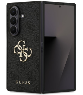 Pilkas dėklas Samsung Galaxy Z Fold 7 telefonui "Guess PU 4G Metal Logo Case"