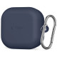 Mėlynas dėklas Samsung Galaxy Buds 4 / 4 Pro ausinėms "Tech-Protect Silicone Hook"
