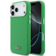 Žalias dėklas Apple iPhone 17 Pro Max telefonui "Lacoste PVC Iconic Petit Pique Metal Logo MagSafe Case"