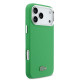 Žalias dėklas Apple iPhone 17 Pro Max telefonui "Lacoste PVC Iconic Petit Pique Metal Logo MagSafe Case"