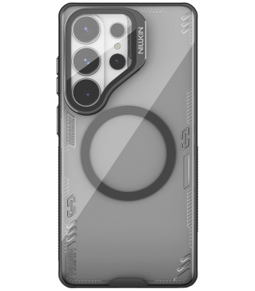 Juodas dėklas Samsung Galaxy S26 Ultra telefonui "Nillkin Iceblade Prop Magnetic Cover"