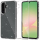 Skaidrus dėklas su blizgučiais Samsung Galaxy A36 5G / A37 5G telefonui "Tech-Protect Flexair Glitter"