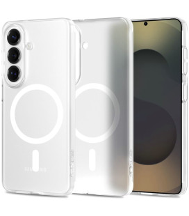 Matinis baltas dėklas Samsung Galaxy S26 telefonui "Tech-Protect MagSlim Magsafe"