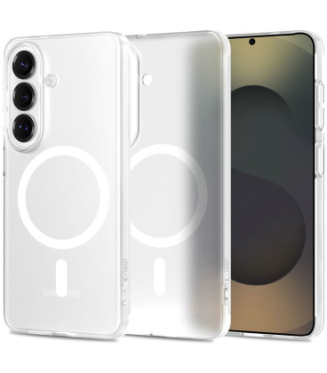 Matinis baltas dėklas Samsung Galaxy S26 telefonui "Tech-Protect MagSlim Magsafe"