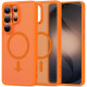 Matinis oranžinis dėklas Samsung Galaxy S26 Ultra telefonui "Tech-Protect Magmat Magsafe"