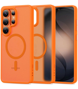 Matinis oranžinis dėklas Samsung Galaxy S26 Ultra telefonui "Tech-Protect Magmat Magsafe"
